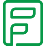 Ein grünes Logo mit dem Buchstaben f, das für Marketingautomatisierung steht.