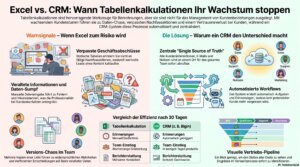 Mehr über den Artikel erfahren Warum Ihre Excel-Tabelle ein stiller Profit-Killer ist – und wie Sie den Absprung schaffen